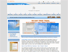Tablet Screenshot of emailmediagroup.com